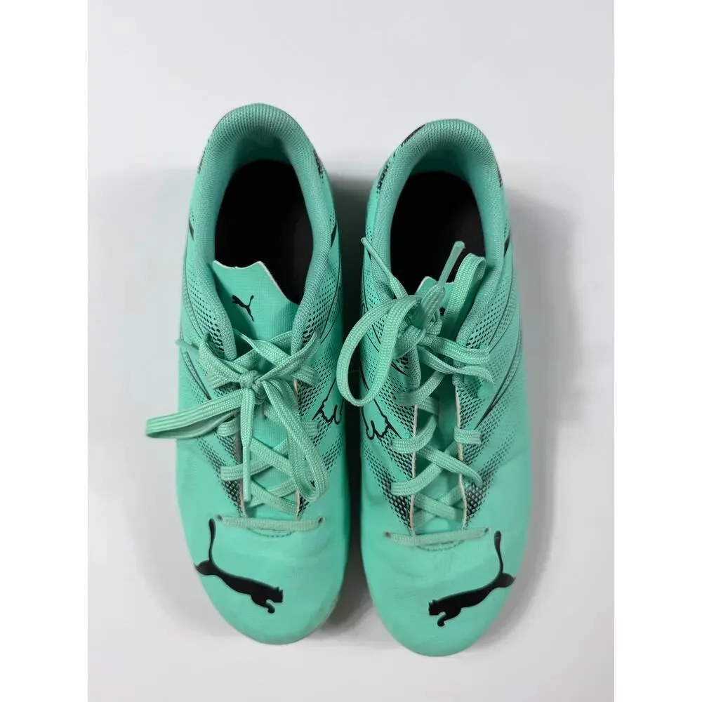 Puma Attacanto IT Jr Indoor Soccer Shoes Electric Peppermint Size 5.5 kids